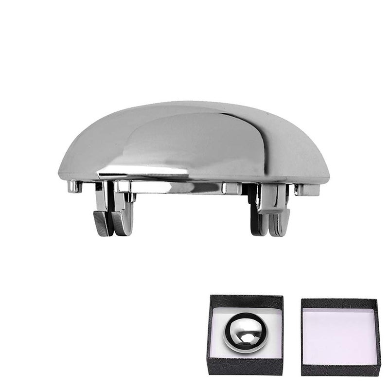 BASIKER F150 Shifter Knob Chrome Cap for 2004 2005 2006 Ford F-150 براءة اختراع معلقة مع مشابك قوية ثلاثية مطلية بالكروم سهلة التركيب وجودة أفضل